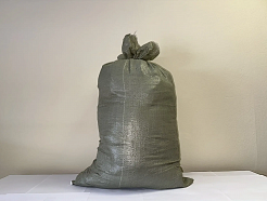 Мешок зеленый полипропиленовый на 50 кг (размер 55х95 см.)